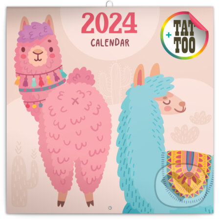 Poznámkový kalendár Happy Lammas 2024, Notique, 2023