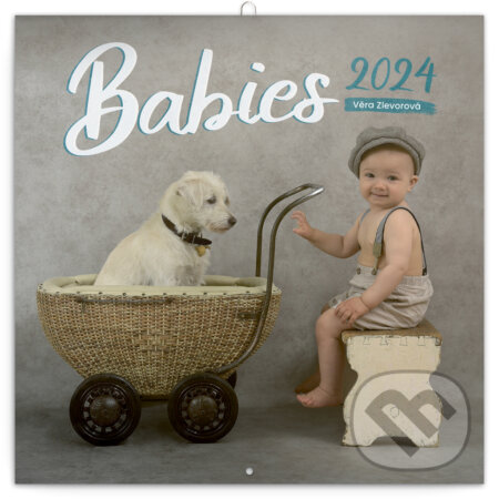 Poznámkový kalendár Babies 2024 - Věra Zlevorová, Notique, 2023