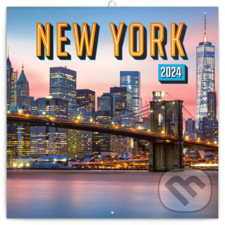 Poznámkový kalendár New York 2024, Notique, 2023