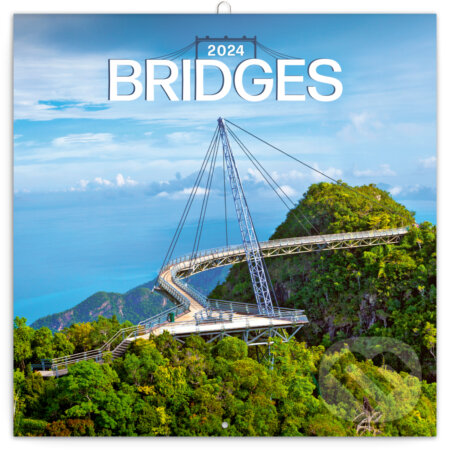 Poznámkový kalendár Bridges 2024, Notique, 2023