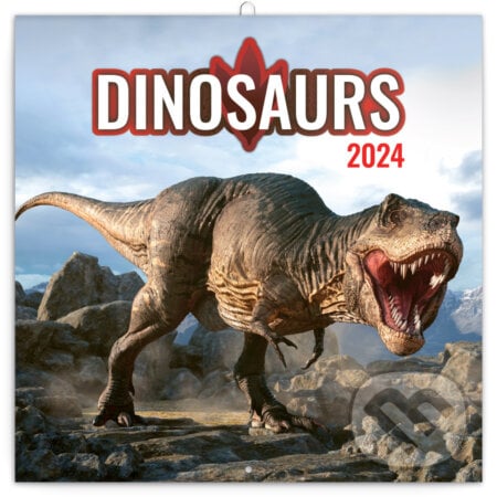Poznámkový kalendár Dinosaurs 2024, Notique, 2023