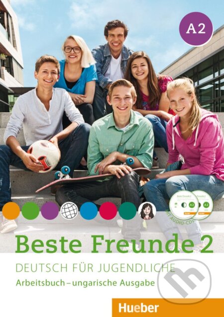 Beste Freunde A2: Arbeitsbuch - ungarische Ausgabe mit Audio-CD - kniha z kategorie Jazykové učebnice a slovníky