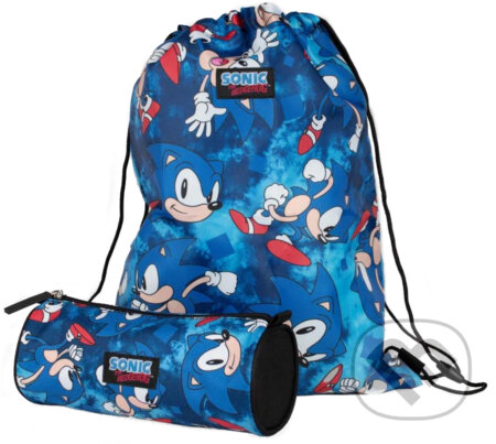 Gym bag a peračník na tužky Sonic: The Hedgehog, , 2023