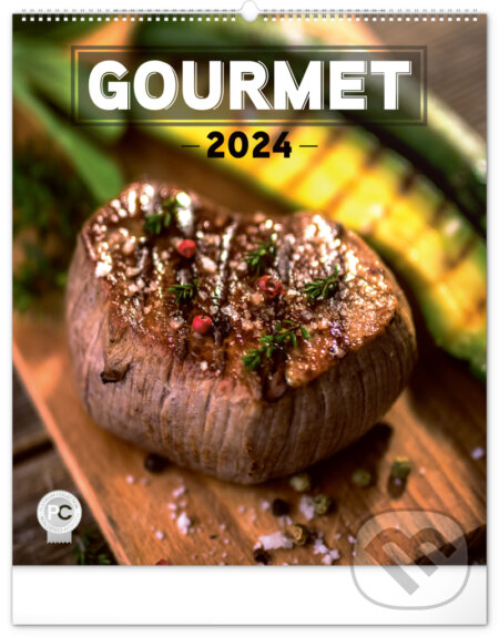 Nástěnný kalendář Gourmet 2024, Notique, 2023