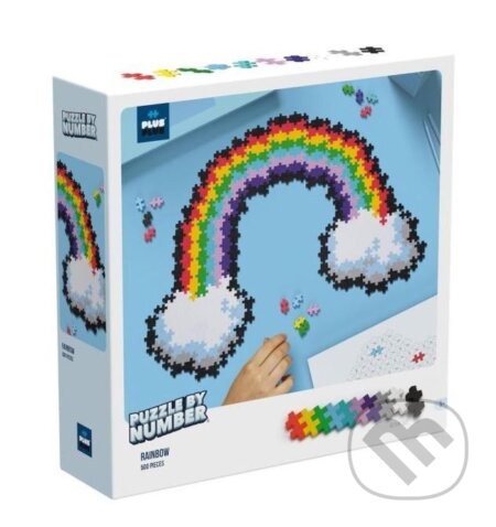 Duha (Plus-Plus stavebnice Skládej podle čísel) - puzzle z kategorie Do 500 dílků