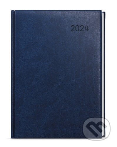 Týdenní diář 2024 Oskar Vivella A5 modrý, Baloušek, 2023