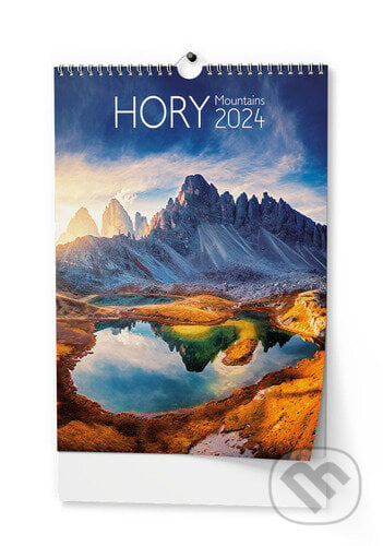 Nástěnný kalendář Hory 2024, Baloušek, 2023