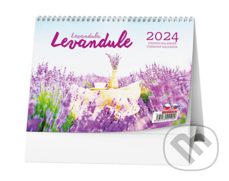 Stolní kalendář Levandule 2024, Baloušek, 2023