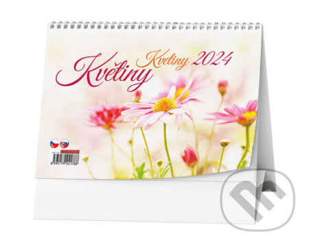 Stolní kalendář Květiny 2024, Baloušek, 2023