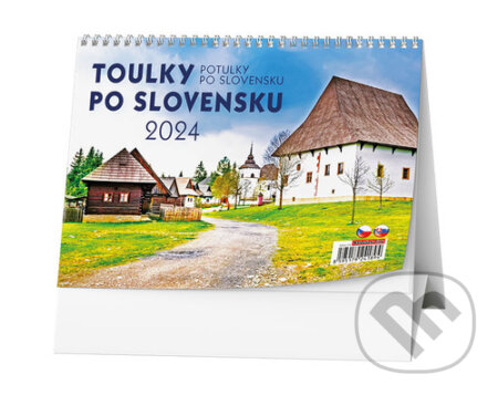 Stolní kalendář Toulky po Slovensku 2024, Baloušek, 2023