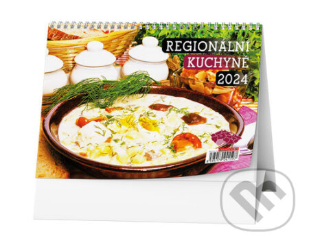 Stolní kalendář Regionální kuchyně 2024, Baloušek, 2023