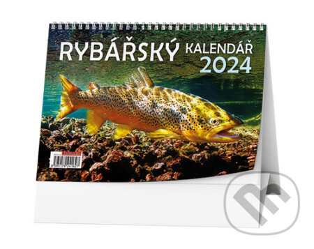 Stolní Rybářský kalendář 2024, Baloušek, 2023