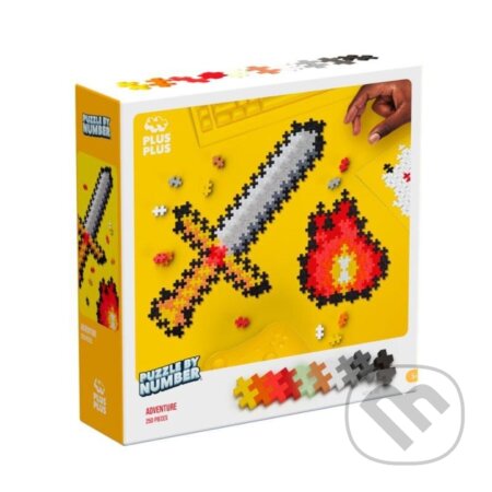 Dobrodružství (Plus-Plus stavebnice Skládej podle čísel) - puzzle z kategorie 60 - 300 dílků
