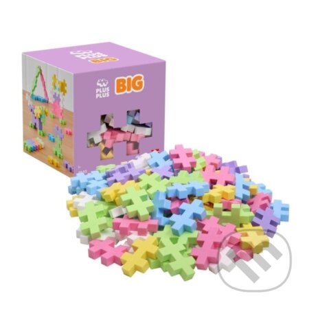 BIG Pastel Mix (Plus-Plus stavebnice) - puzzle z kategorie 60 - 300 dílků