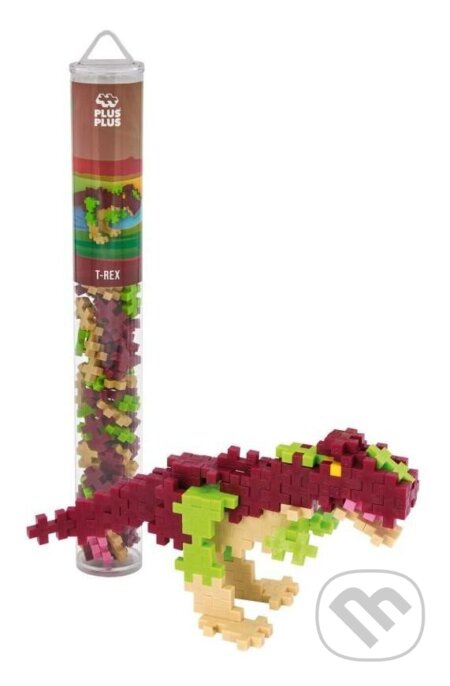 T-Rex (Plus-Plus stavebnice tuba) - puzzle z kategorie 15 - 60 dílků