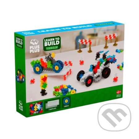 Auta (Plus-Plus stavebnice Nauč se stavět) - puzzle z kategorie 3D puzzle