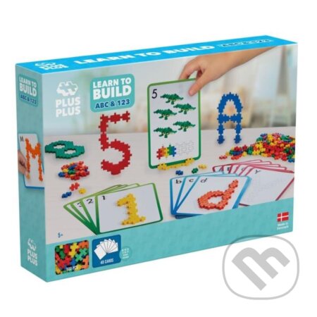 ABC & 123 (Plus-Plus stavebnice Nauč se stavět) - puzzle z kategorie Naučné puzzle