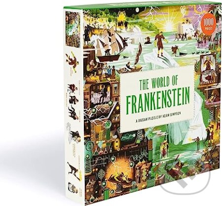 The World of Frankenstein (1000 Piece Jigsaw Puzzle by Adam) - puzzle z kategorie