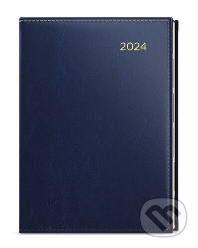 Denní diář 2024 Ctirad s výsekem Premier modrá, Baloušek, 2023