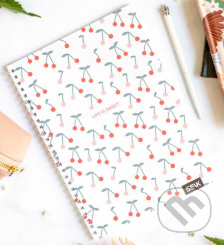 Zápisník - Life is sweet (brožovaná, špirálová väzba)