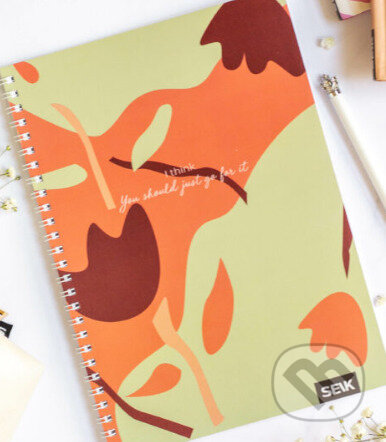 Zápisník - I think (brožovaná, špirálova väzba)