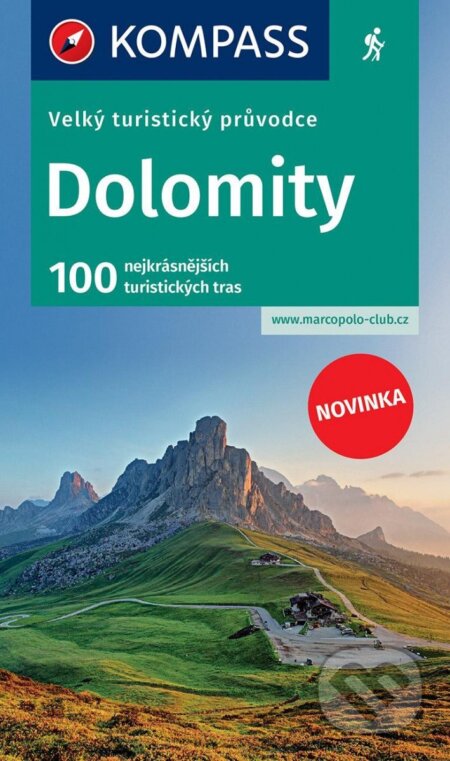 Dolomity - velký turistický průvodce, Kompass, 2023