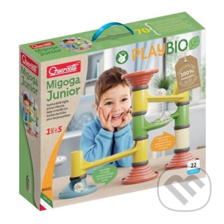 PlayBio - Migoga Junior - veľká guľôčková dráha - hra z kategorie Stavebnice