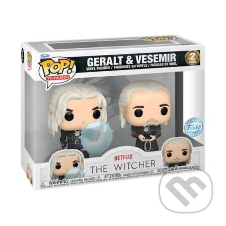 Funko POP TV: Witcher - Geralt and Vesemir 2pack (Zaklínač, exclusive special edition)