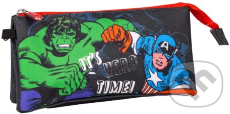 Trojitý školský peračník na tužky Marvel - Avengers: Je čas hrdinov (23 x 12 x 2 cm), , 2023