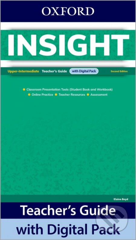 Insight Upper-Intermediate Teacher´s Book with Online Practice Pack, 2 nd, Oxford University Press