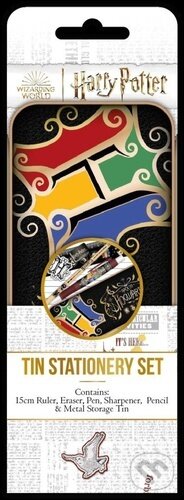 Školské puzdro plechové s náplňou Harry Potter