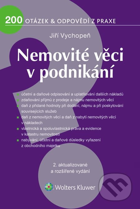 E-kniha: Nemovité věci v podnikání, 2. aktualizované a rozšířené vydání (Jiří Vychopeň)