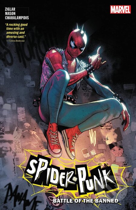 Spider-Punk: Battle of the Banned - Justin Mason (Ilustrátor), Olivier Coipel (Ilustrátor), Cody Ziglar, Marvel, 2023
