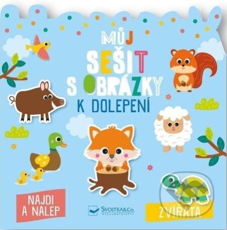 Zvířata - Můj sešit s obrázky k dolepení - kniha z kategorie Samolepky
