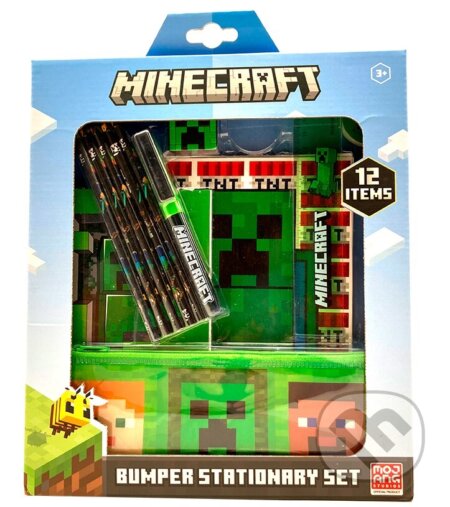 Set školských potrieb Minecraft: Green, , 2023