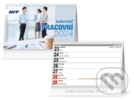 Pracovní 2024 - stolní kalendář, MFP, 2023