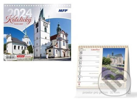 Stolní kalendář Mini Katolický 2024, MFP, 2023