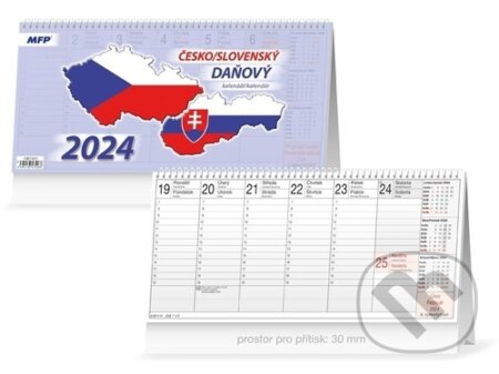 Česko/slovenský 2024 - stolní kalendář, MFP, 2023