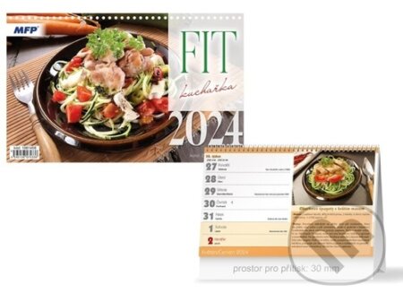 Stolní kalendář FIT kuchařka 2024, MFP, 2023