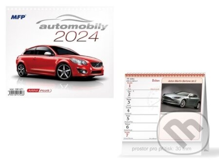 Stolní kalendář Mini Automobily 2024, MFP, 2023
