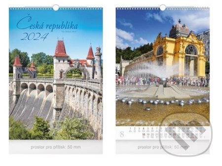 Česká republika 2024 - nástěnný kalendář, MFP, 2023