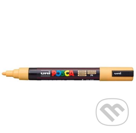 Posca akrylový popisovač PC-5M, 1,8 - 2,5 mm, meruňková (se středním kulatým hrotem)