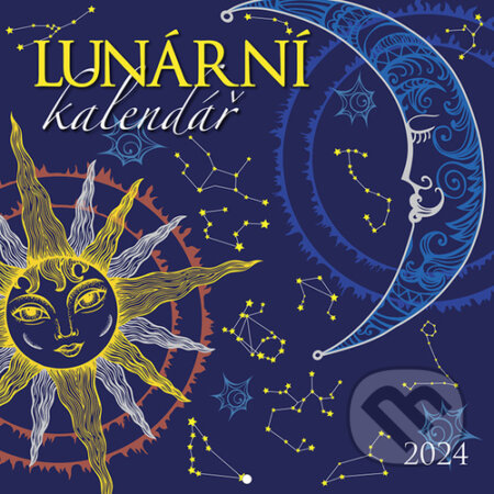 Lunární kalendář 2024 - nástěnný kalendář, ERVÍN BURDA, 2023