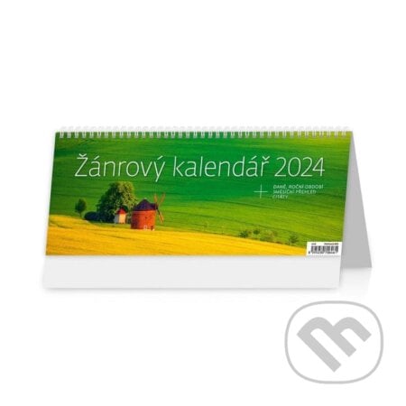 Kalendář stolní 2024 - Žánrový kalendář, Helma365, 2023