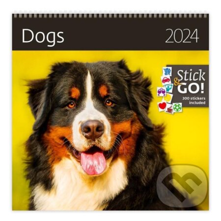 Kalendář nástěnný 2024 - Dogs, Helma365, 2023