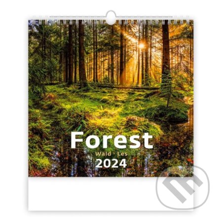 Kalendář nástěnný 2024 - Forest/Wald/Les, Helma365, 2023