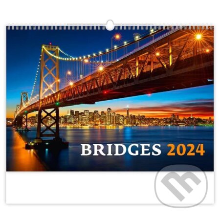 Kalendář nástěnný 2024 - Bridges, Helma365, 2023