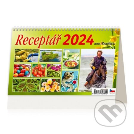 Kalendář stolní 2024 - Receptář, Helma365, 2023