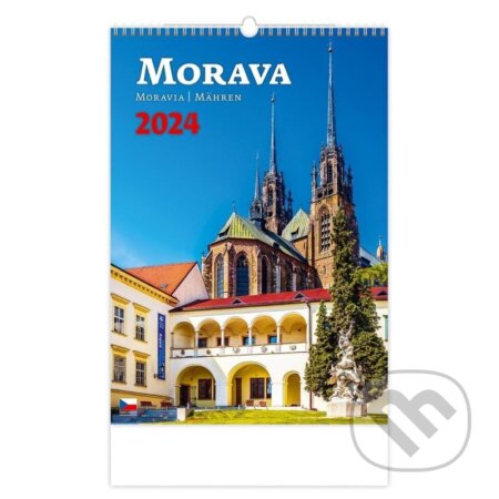 Kalendář nástěnný 2024 - Morava, Helma365, 2023