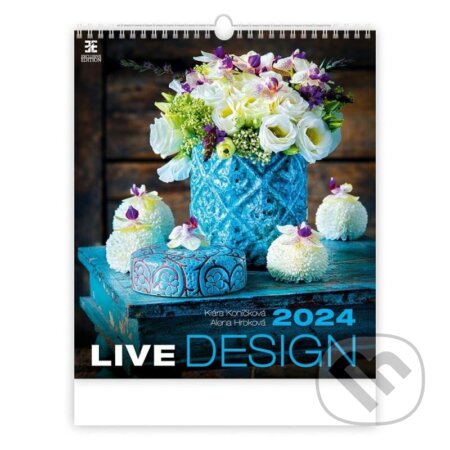 Kalendář nástěnný 2024 - Live Design / Exclusive Edition, Helma365, 2023